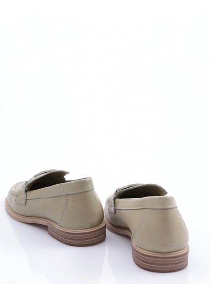 D24YA-3235 Kadın Deri Loafer Ayakkabı