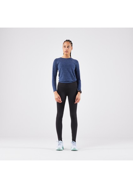 Kiprun Kadın Koşu Taytı - Siyah/Füme Rengi - Kiprun Run 500 Warm fiyatları