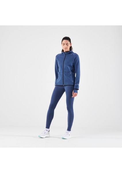 Kiprun Kadın Koşu Taytı - Mavi - Kiprun Run 500 Warm
