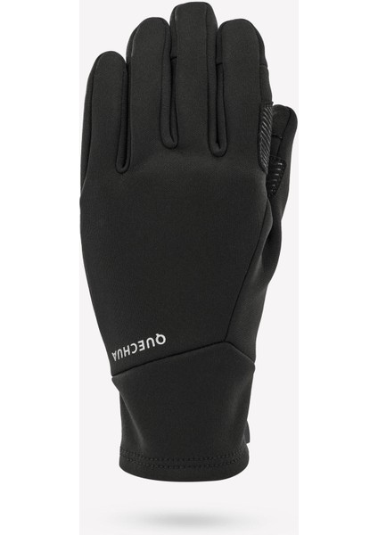 Quechua Çocuk Outdoor Dokunmatik Eldiven - Siyah - 6/14 Yaş - SH500 Mountain Strech