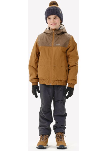 Çocuk Outdoor Kar Montu/kışlık Mont - 7/15 Yaş - Kahverengi - SH100 -3,5 °c