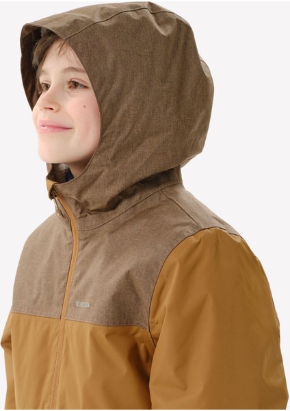 Çocuk Outdoor Kar Montu/kışlık Mont - 7/15 Yaş - Kahverengi - SH100 -3,5 °c