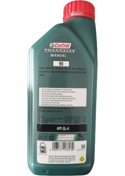 Transmax Manual 90 Gl-4 1 Litre