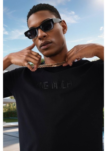 Erkek Enjeksiyon Baskılı Regular Fit Penye Tişört 1002 modelleri