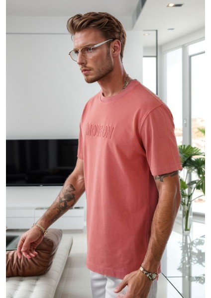Erkek Enjeksiyon Baskılı Regular Fit Penye Tişört 1002 fırsatları