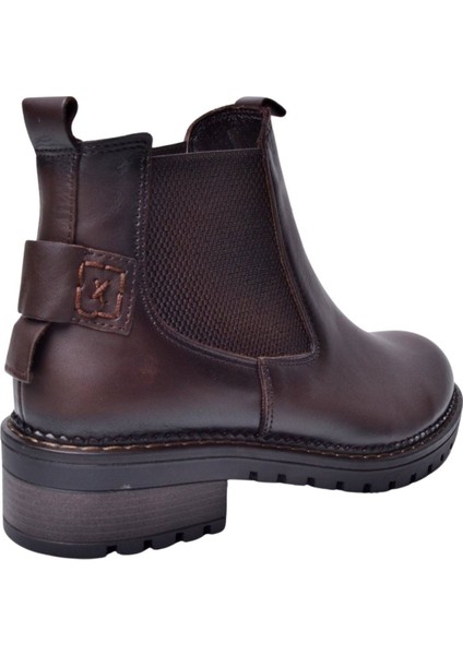 D24KA-1790 Kahve Kadın Deri Bot fırsatları