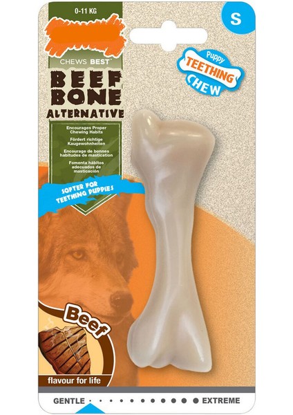 Köpek Çiğneme Oyuncağı Nylabone Sığır Eti Kemik Yavru Köpekler S Beden Termoplastik Sığır Eti (Yurt Dışından)