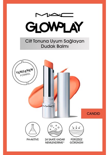 Glow Play Nemlendirici Dudak Balmı - Candid 3 G