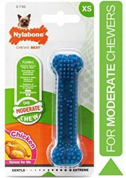 Köpek Oyuncağı Nylabone Küçük Mavi Doğal Tavuk Termoplastik Xs Beden (Yurt Dışından) fiyatları