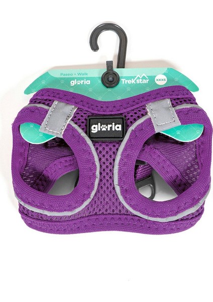 Köpek Tasması Gloria Air Mesh Trek Star Ayarlanabilir Mor Beden Xxxs (18-20 Cm) (Yurt Dışından)