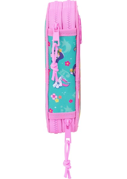 Ikili Kalem Kutusu My Little Pony Magic Pembe Turkuaz 12,5 x 19,5 x 4 cm 28 Parça (Yurt Dışından)