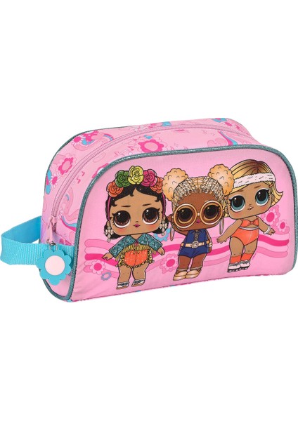 Okul Tuvalet Çantası Lol Sürprizi! Parlayan Kız Pembe 26 x 16 x 9 cm (Yurt Dışından)