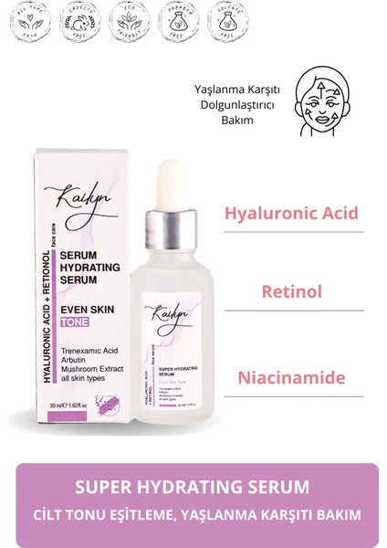 Tüm Ciltler İçin Nemlendirici Serum 30 ml fırsatları