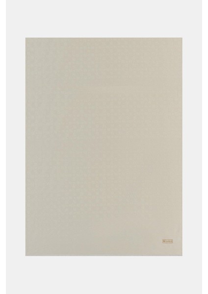 Pamuk Ipek Monogram Şal 40752-KAHVE