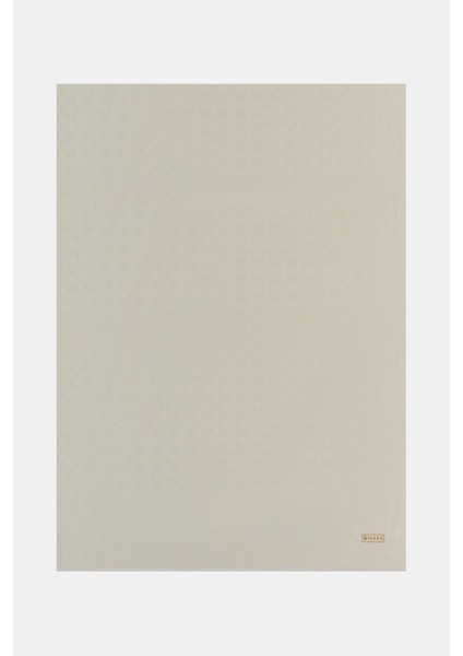 Pamuk Ipek Monogram Şal 40752-KAHVE
