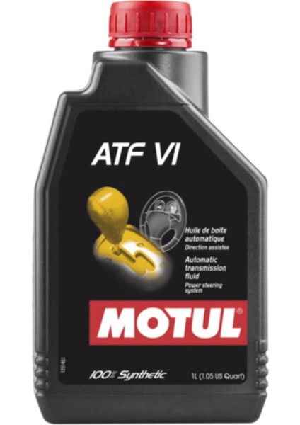 Atf Vı 1 L Otomatik Şanzuman Yağı Tam Sentetik