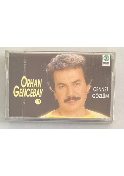 Kervan Plakçılık Orhan Gencebay Cennet Gözlüm Kaset (Jelatininde Sıfır Orjnal Dönem Baskı Kaset)