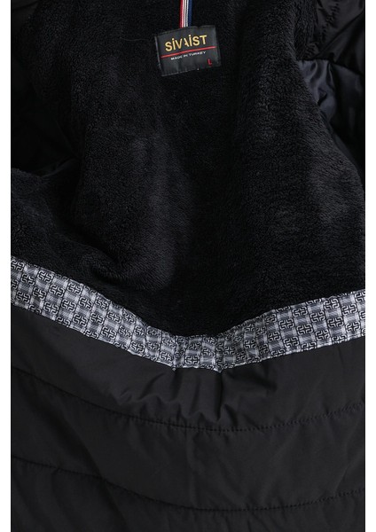 Krem Içi Kalın Kürklü Çıkartılabilir Kapüşonlu Fermuar Çepli Rüzgar ve Su Geçirmez Mont&kaban indirimleri