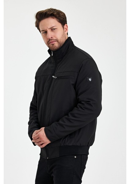 Siyah Içi Kalın Kürklü Hakim Yakalı Rüzgar ve Su Geçirmez Mont&kaban indirimleri