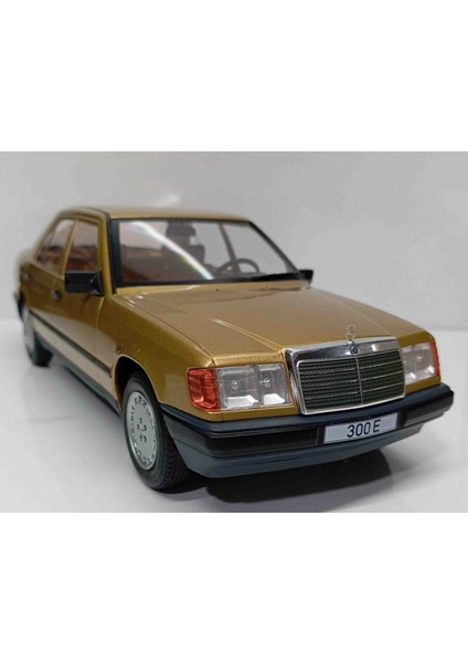 1:18 1984 Mercedes-Benz 300 E (W124KASA) Hardal (Kapalı Gövde Metal Model