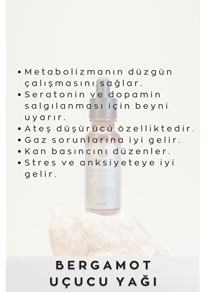 Troya No.17 Bergamot Uçucu Yağı %100 Doğal ve Seyreltilmemiş 20 ml