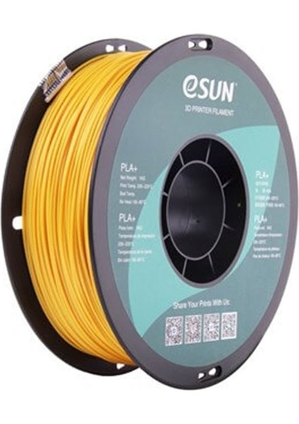 Urhanshop Esun Gold Pla+ Filament 1.75MM 1 kg Plus