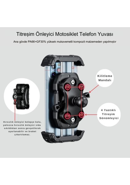M28 Titreşim Modüllü Telefon Tutucu fırsatları