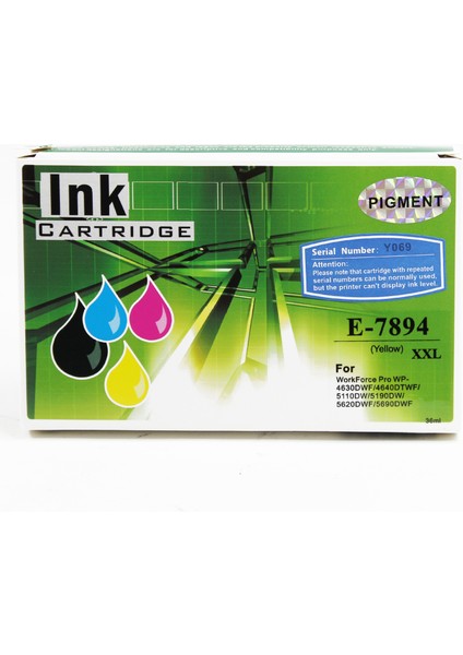 Epson T7894XXL-7894XL Sarı Ink Kartuş 36ML