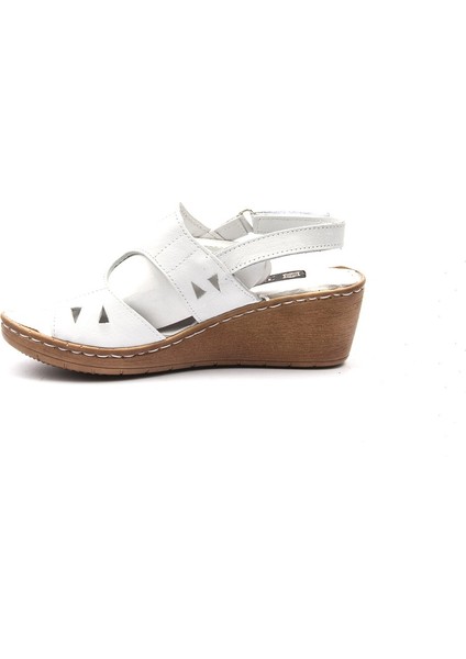 Kadın Comfort Sandalet [051345], Beyaz, 38 fiyatları
