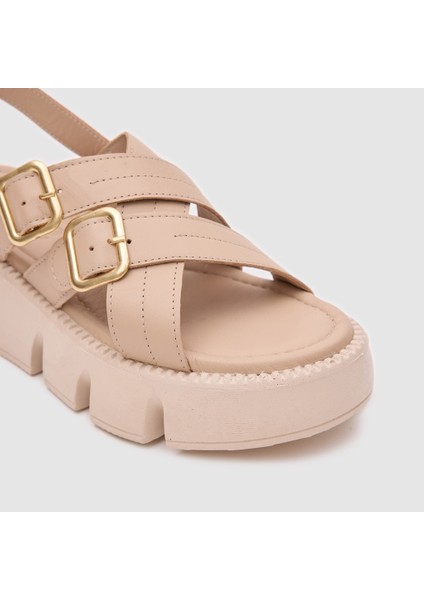 Kadın Comfort Sandalet [060186], Bej, 39 modelleri