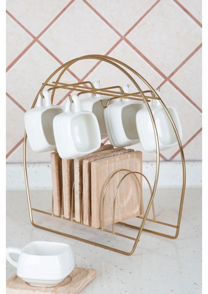 Fincanlık Fincan Standı 6lı Sunum Fincan Standı modelleri