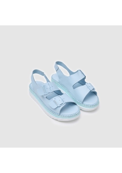 Kadın Tokalı Sandalet [060216], Bebe Mavisi, 36 fırsatları
