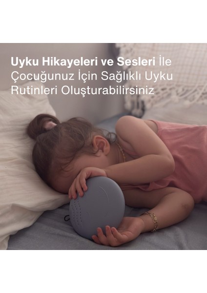 Mybudizzz Uyku ve Rutin Asistanı | 0-6 Yaş Uyku Arkadaşı Açık Mavi