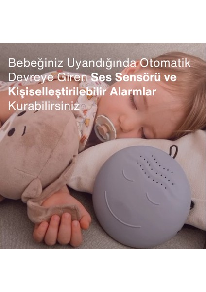 Mybudizzz Uyku ve Rutin Asistanı | 0-6 Yaş Uyku Arkadaşı Açık Mavi