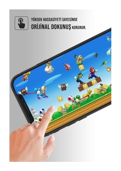 Kılıf Evreni General Mobile Gm 20 Pro Hd Baskılı Kılıf - Turuncu Lekeler + 9h Nano Ekran Koruyucu