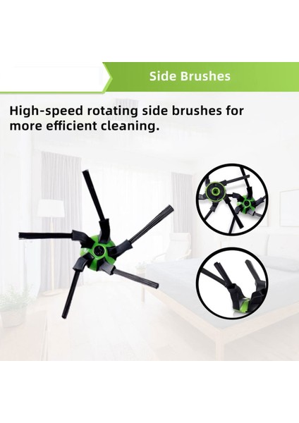Irobot Roomba S9 9150 / S9 + Artı 9550 Robotlu Süpürge Hepa Filtre Ana Yan Fırça Yedek Parça Aksesuarları (Yurt Dışından)