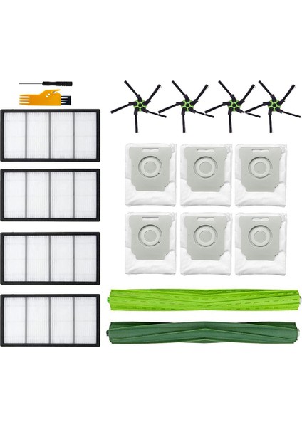 Irobot Roomba S9(9150),S9+(9550),S Serisi Elektrikli Süpürge Aletlerine Uygun Yedek Parça Kiti (Yurt Dışından)
