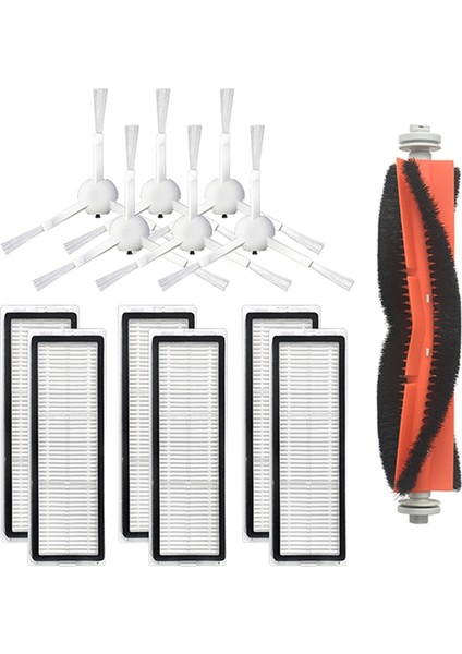 13 Adet Xiaomi Mijia B101CN Hepsi Bir Arada Vakum ve Paspas Robotu Yedek Ana Yan Fırça Hepa Filtre Yedek Parça (Yurt Dışından) fiyatları