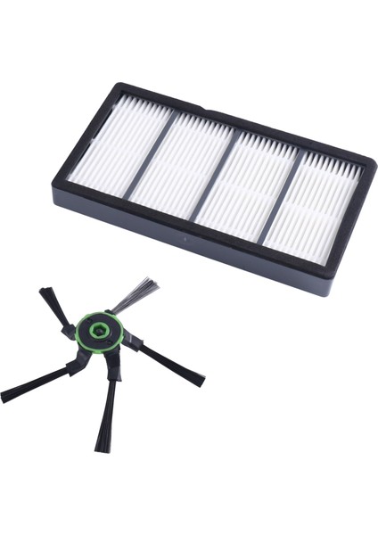 Irobot Roomba S9(9150) S9+ S9 Plus (9550),S Serisi Elektrikli Süpürge Ikmal Kiti Için Ana Fırça Yan Fırça Filtresi (Yurt Dışından)