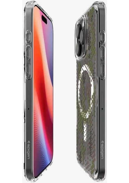 iPhone 16 Pro Max Kılıf Ultra Hybrid MagFit MagSafe özellikli Digital Camo - ACS08007
