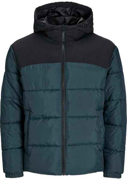 Jack & Jones Jjmoon Hood Puffer Erkek Mont 12256882