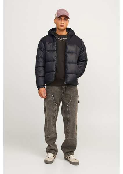 Jack & Jones Jjmoon Hood Puffer Erkek Mont 12256882