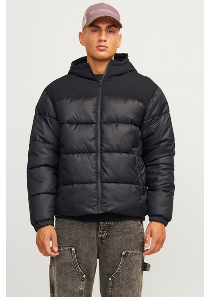 Jack & Jones Jjmoon Hood Puffer Erkek Mont 12256882