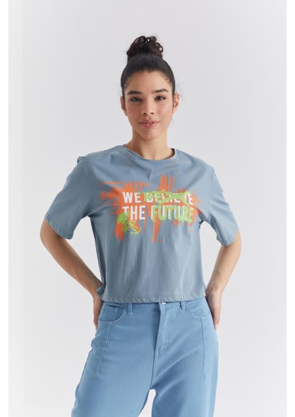 Kadın Oversize T-Shirt 97212