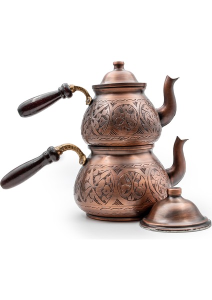 Raindrop Bakır Çaydanlık