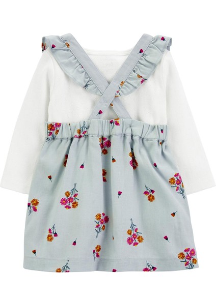 Kız Bebek Salopet Set 3'lü Paket