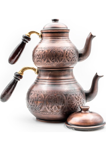 Beholder Bakır Çaydanlık