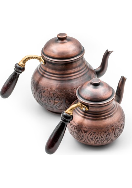 Beholder Bakır Çaydanlık