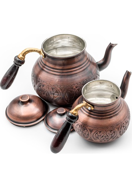 Beholder Bakır Çaydanlık