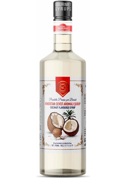 Hindistan Cevizi Aromalı Şurup 700 ml